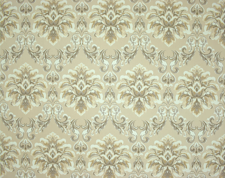 Brighton Olive Medallion Wallpaper 1837-33
