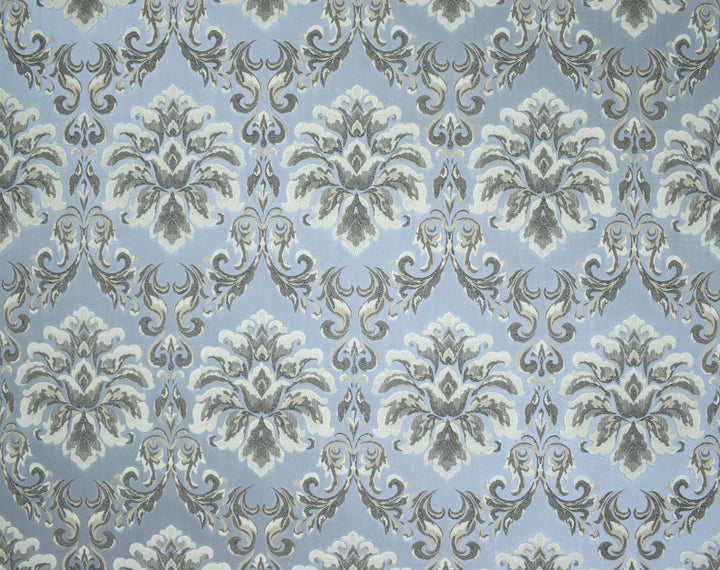 Brighton Icy Blue Medallion Wallpaper 1837-55