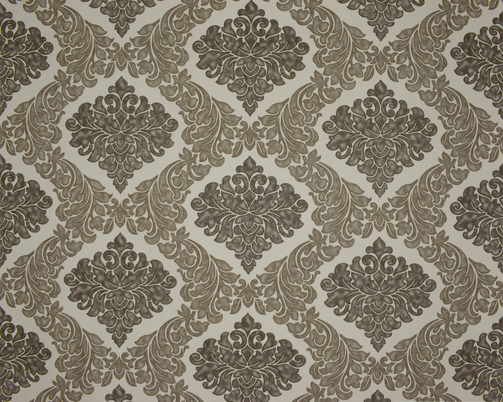 Brighton Walnut Brocade Wallpaper 1842-78