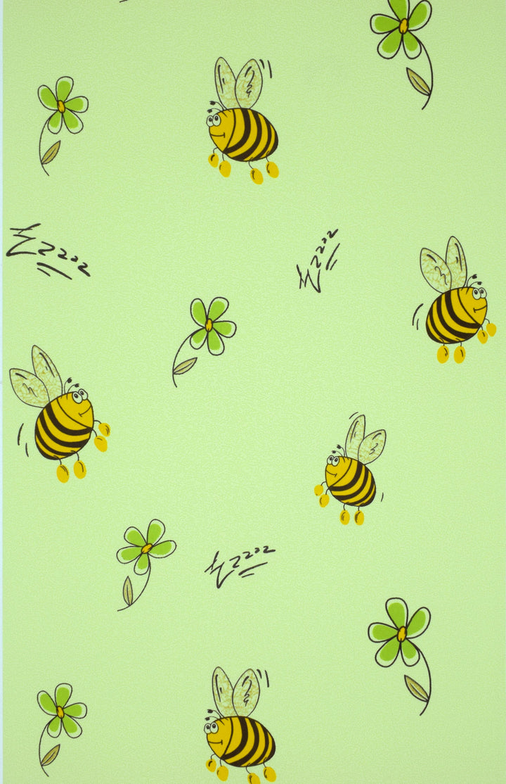 Knightsbridge Pastel Green Friends Wallpaper 2432-88