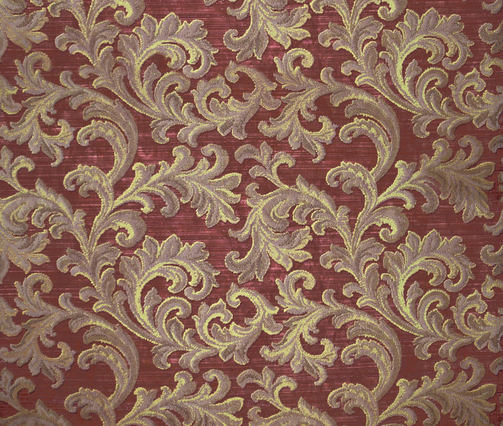 Queen Elizabeth Red Vintage Damask Wallpaper 35405