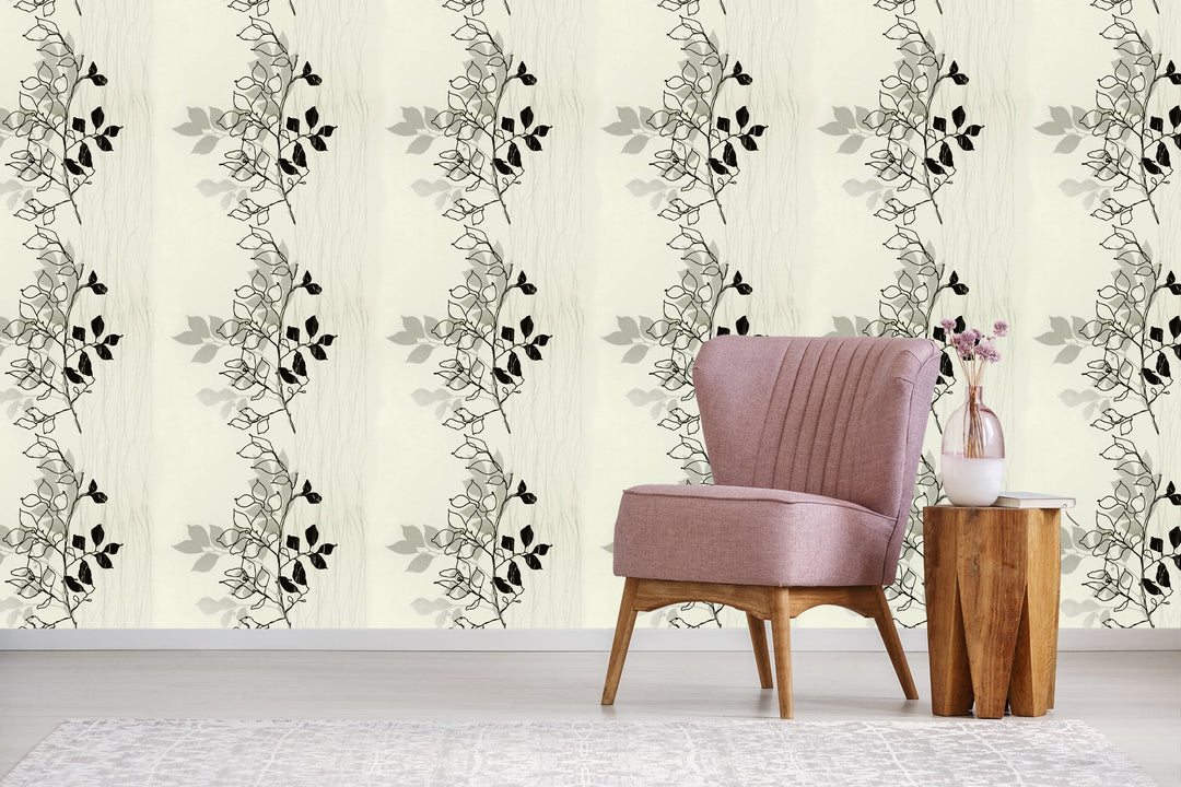 Sutton Botanical Sketch Wallpaper 40391