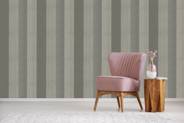 Sutton Taupe Stripes Wallpaper 40691