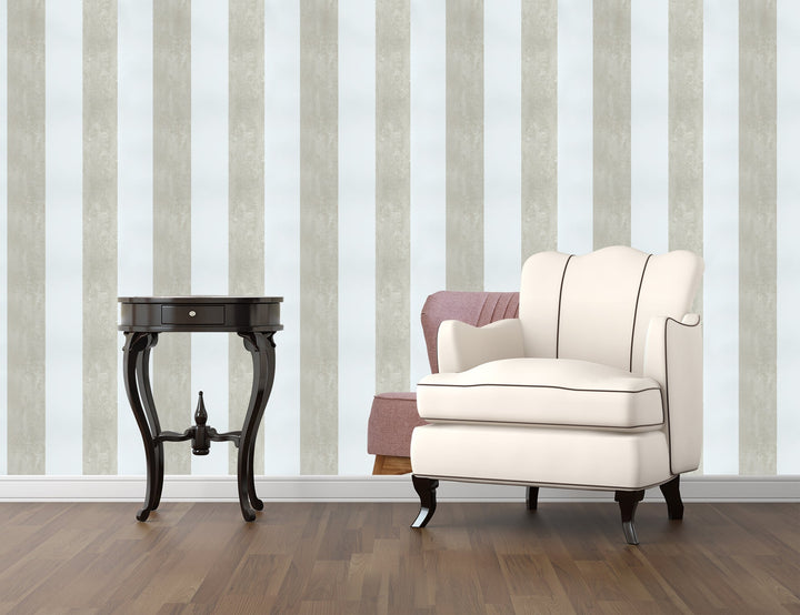 Sutton Mocha Stripes Wallpaper 40692