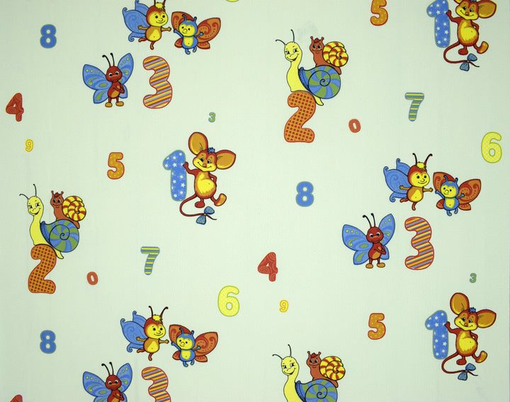 Bristol Baby Blue Zoo Wallpaper 459-76