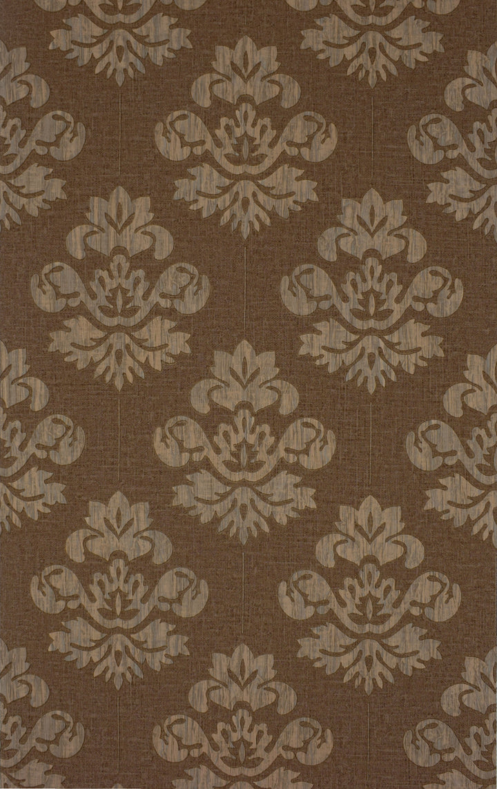 Knightsbridge Cocoa Medallion Wallpaper 7222-99