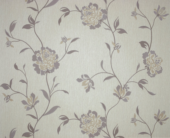 Bristol Silver Petal Wallpaper 8220-33