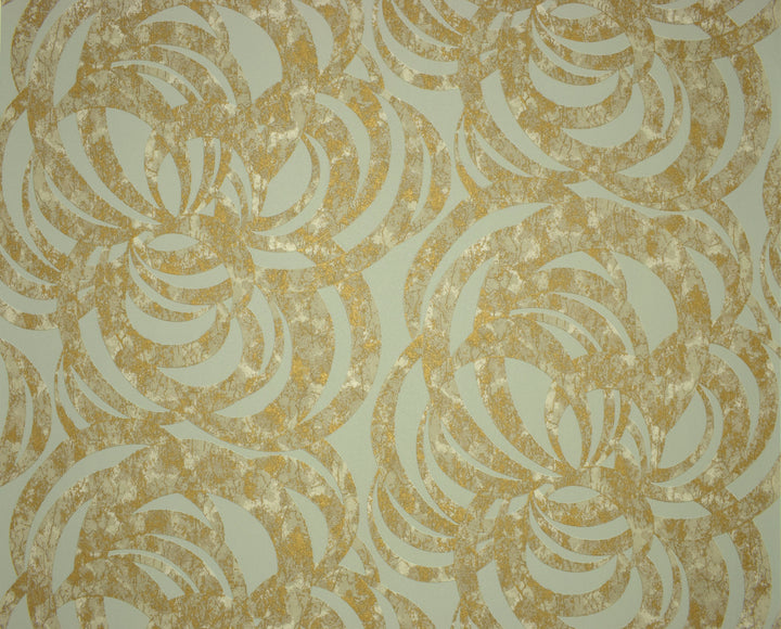 Bristol Gold Spiral Wallpaper 8296-88