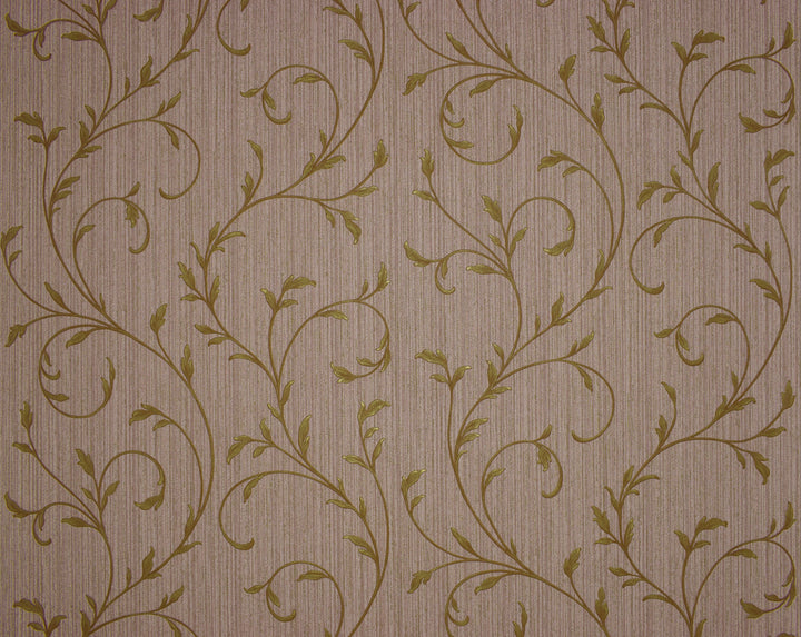 Cardiff Mocha Damask Wallpaper 8325-63