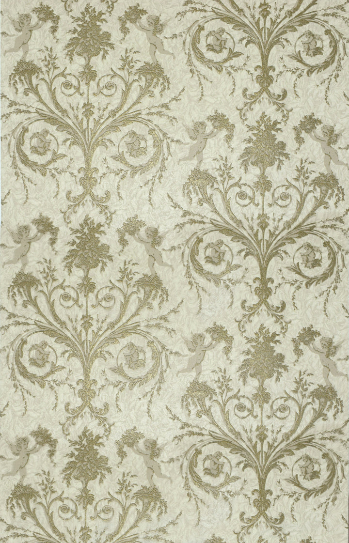 Hastings Classic Floral Linen Wallpaper 8333-36T