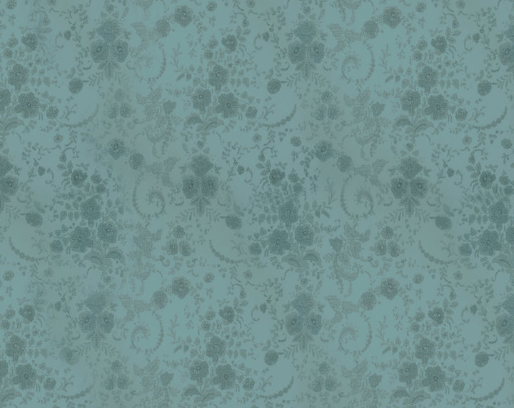 Brighton Teal Wash Wallpaper 8412-78