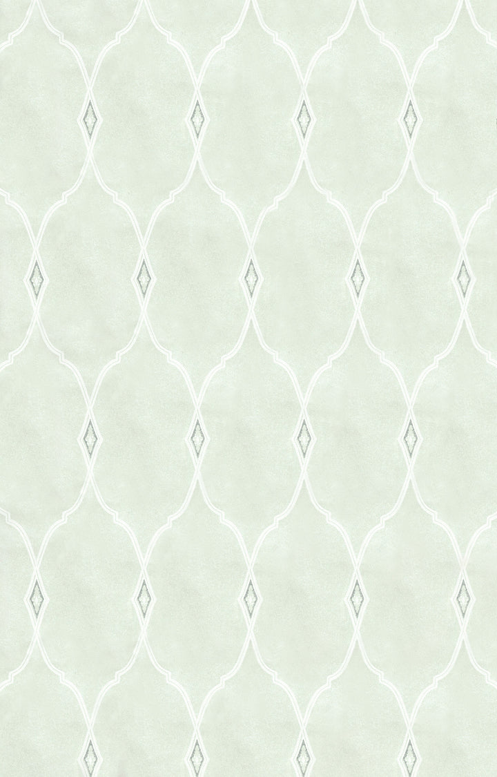 Tottenham Mint Weave Wallpaper 91227