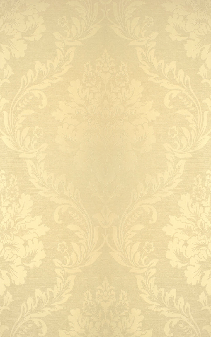 Norwich Soft Gold Damask Wallpaper 972713
