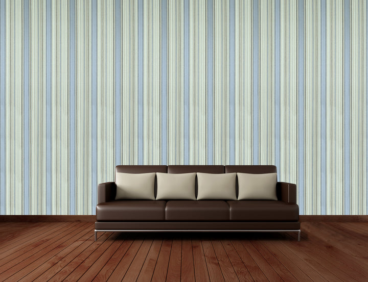 Brighton Steel Blue Wallpaper 1836-55