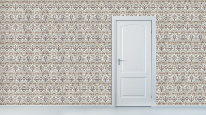 Brighton Rose Medallion Wallpaper 1837-36