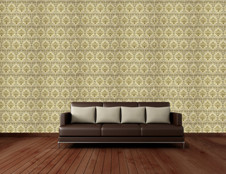 Brighton Golden Lace Wallpaper 1837-39