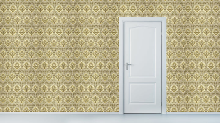Brighton Golden Lace Wallpaper 1837-39