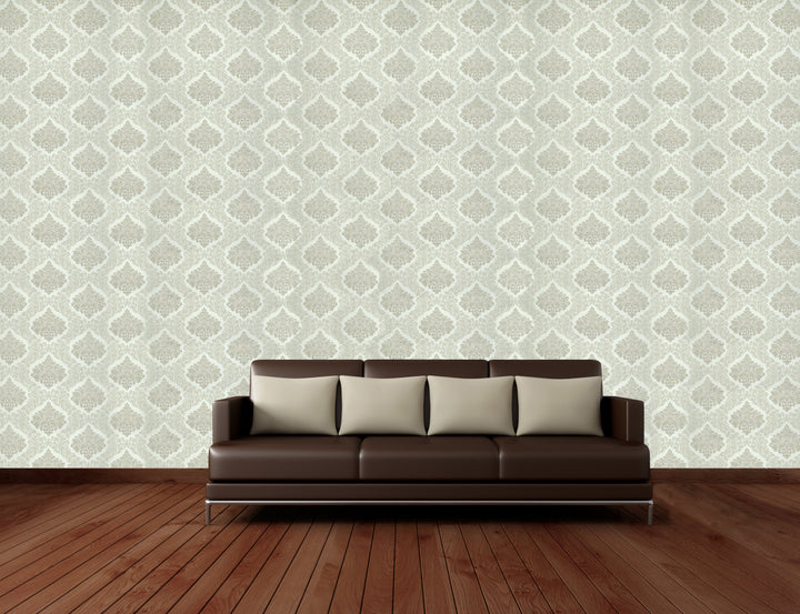 Brighton Cream Crest Wallpaper 1842-23