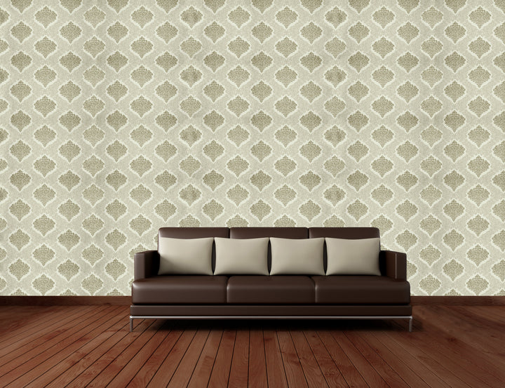 Brighton Beige Crest Wallpaper 1842-35