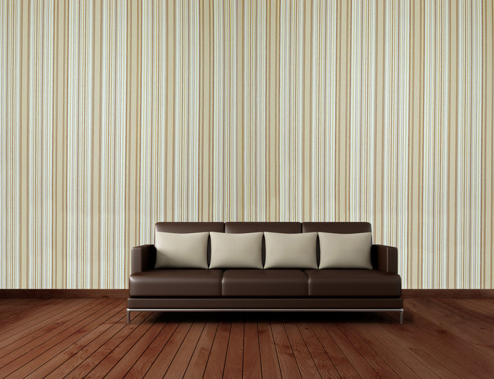 Brighton Bone Stripe Wallpaper 1842-99