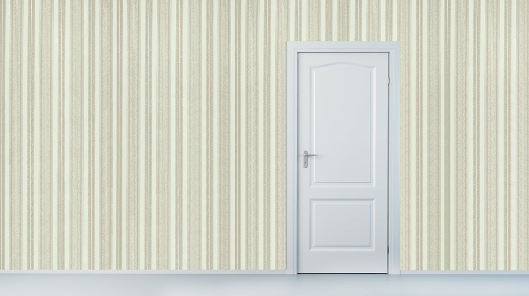 Brighton Almond Stripe Wallpaper 1843-23