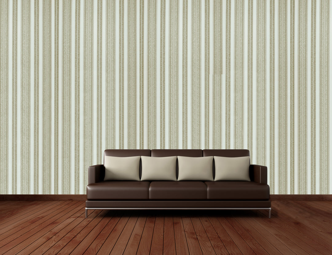 Brighton Champagne Stripe Wallpaper 1843-35
