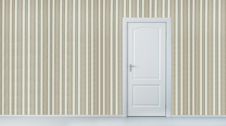 Brighton Champagne Stripe Wallpaper 1843-35