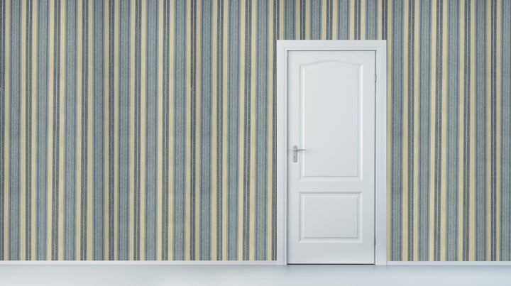 Brighton Denim Stripe Wallpaper 1843-78