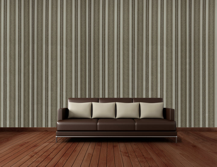 Brighton Bronze Stripe Wallpaper 1843-99
