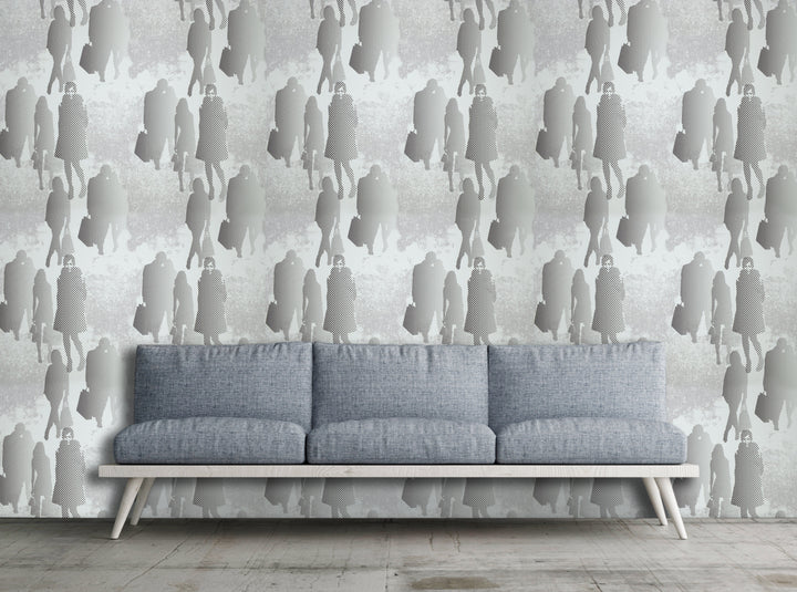 Bristol Grey Stroke Wallpaper 8103-39