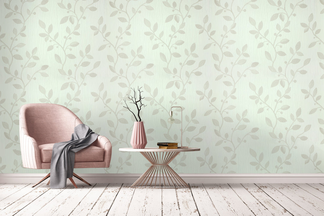 Bristol Mint Petal Wallpaper 8234-32