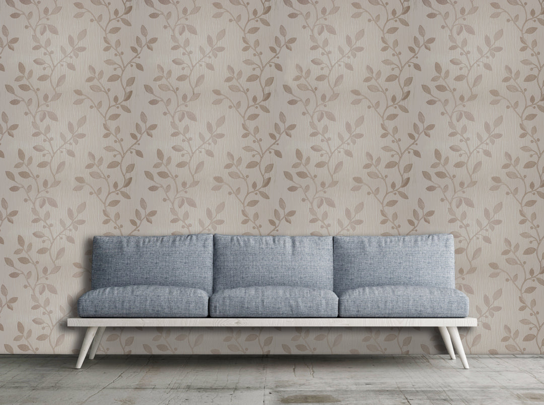 Bristol Taupe Petal Wallpaper 8234-36