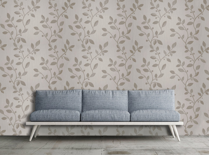 Bristol Silver Petal Wallpaper 8234-38