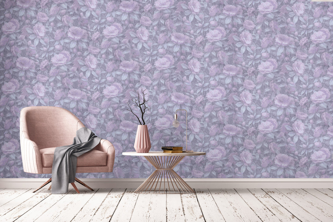 Bristol Violet Petal Wallpaper 8245-76