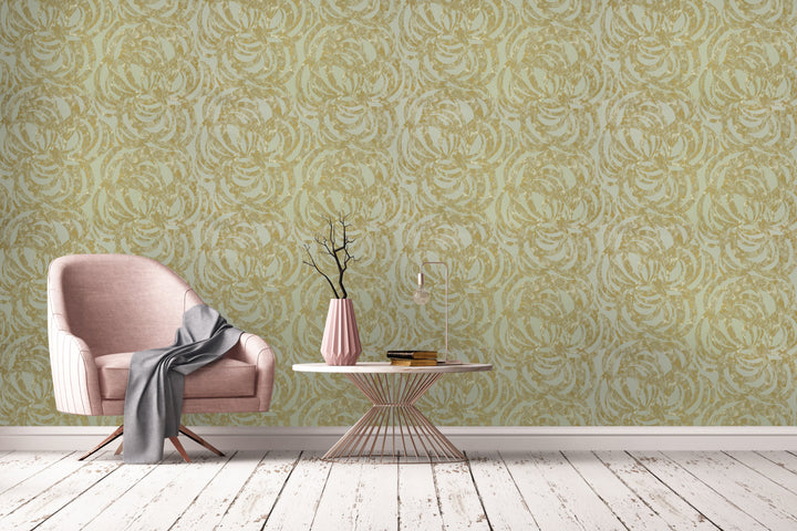 Bristol Gold Spiral Wallpaper 8296-88