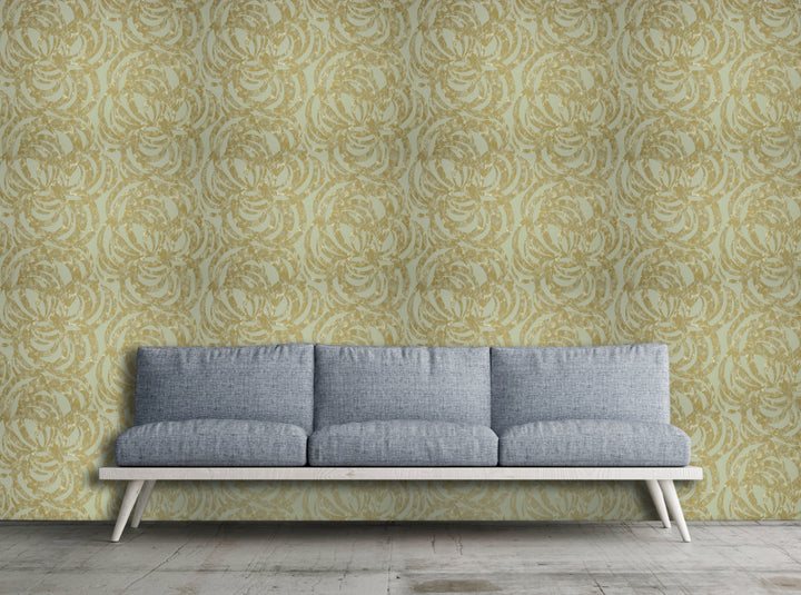 Bristol Gold Spiral Wallpaper 8296-88