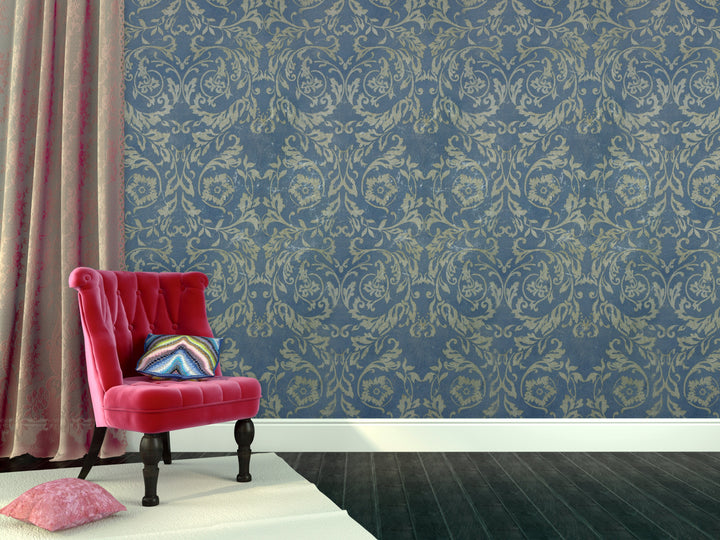 Buckingham Palace 27 Blue Elegance Wallpaper Sk100-29174