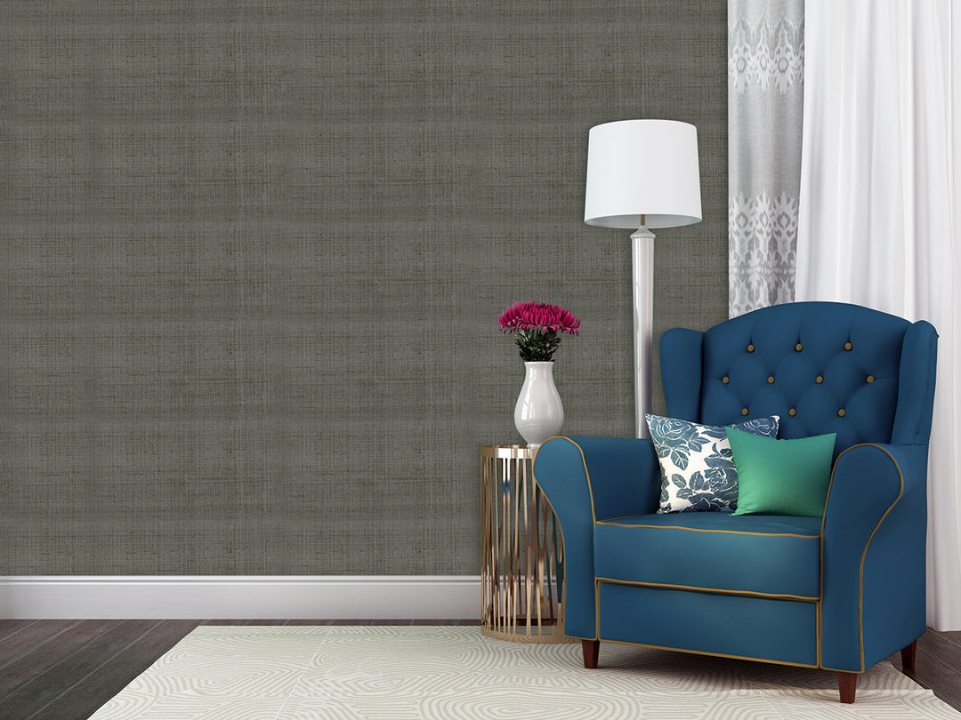 Buckingham Palace 34 Charcoal Mesh Wallpaper Sk104-37981