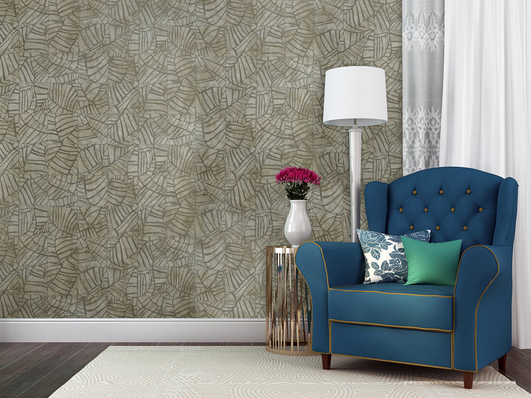Buckingham Palace 34 Mossy Leaf Wallpaper Sk104-41837