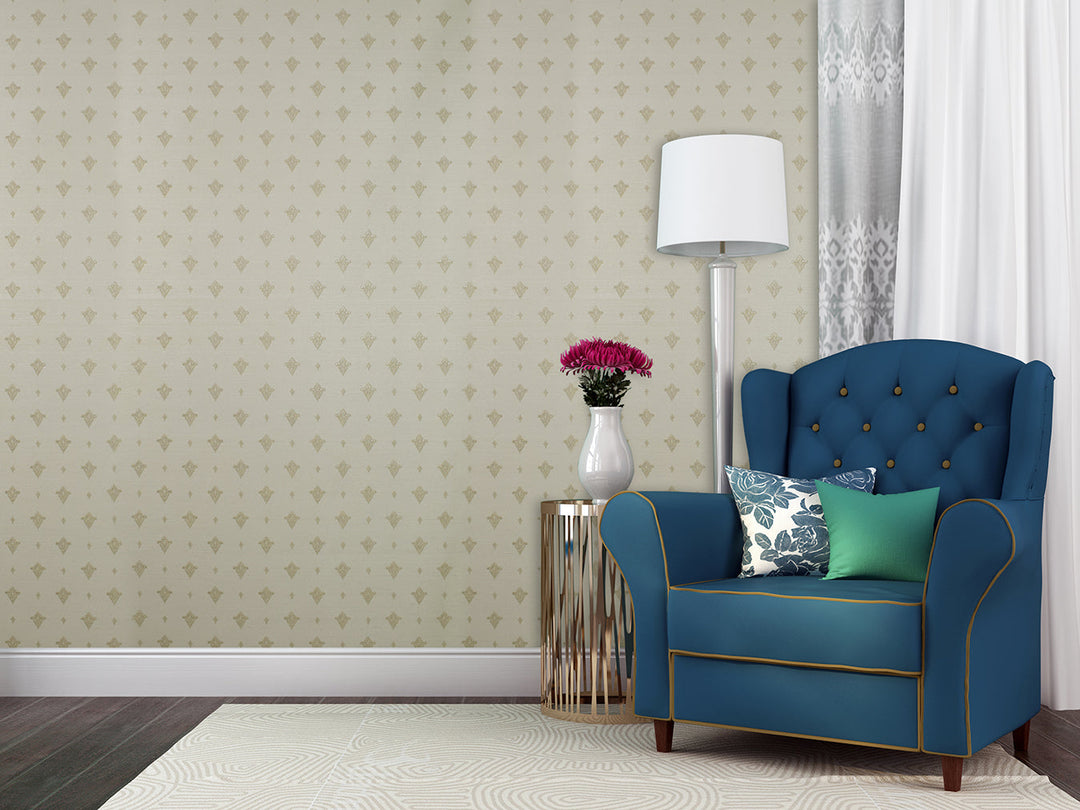 Buckingham Palace 34 Beige Bubbles Wallpaper Sk104-42922