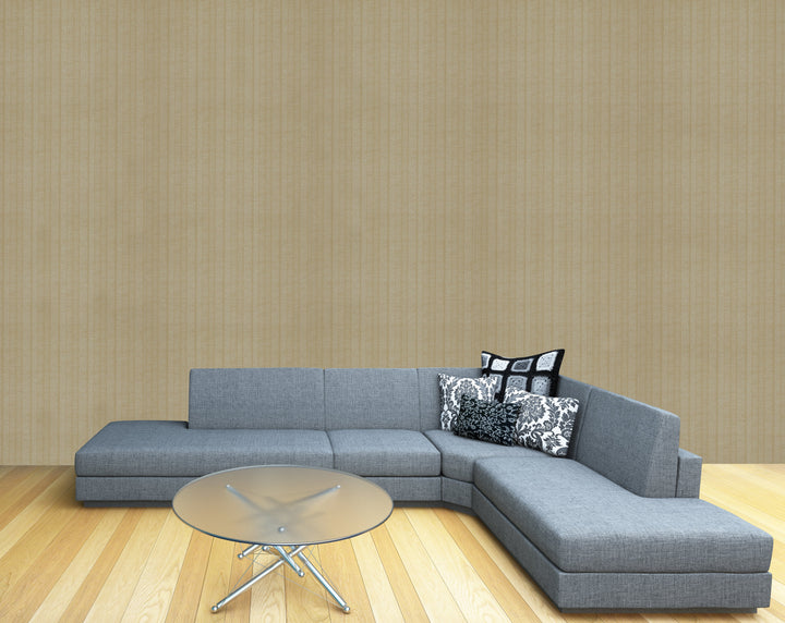 Cambridge Honey Brown Stripe Wallpaper 23827