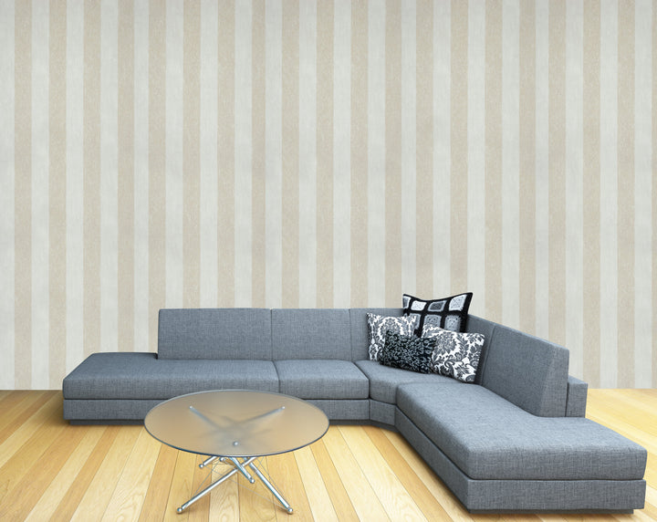 Cambridge Wheat Stripe Wallpaper 7426