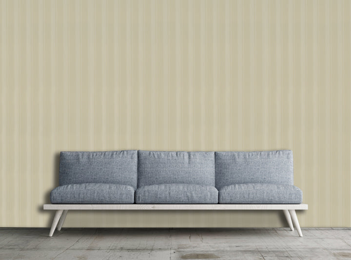 Cambridge Oatmeal Stripe Wallpaper 79516