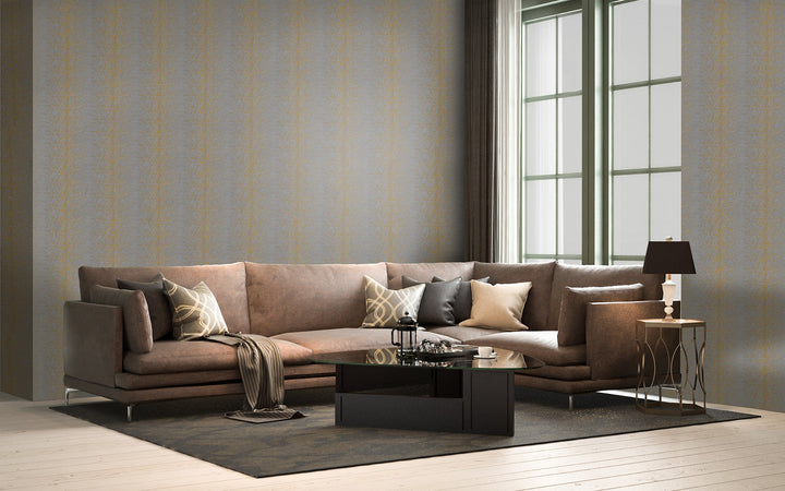 Cardiff Beige Stripe Wallpaper 8101-52