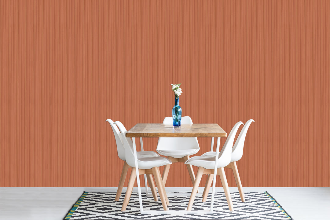 Cardiff Terracotta Fabric Wallpaper 8186-66