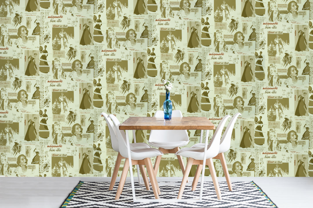Cardiff Antique Print Wallpaper 8255-83