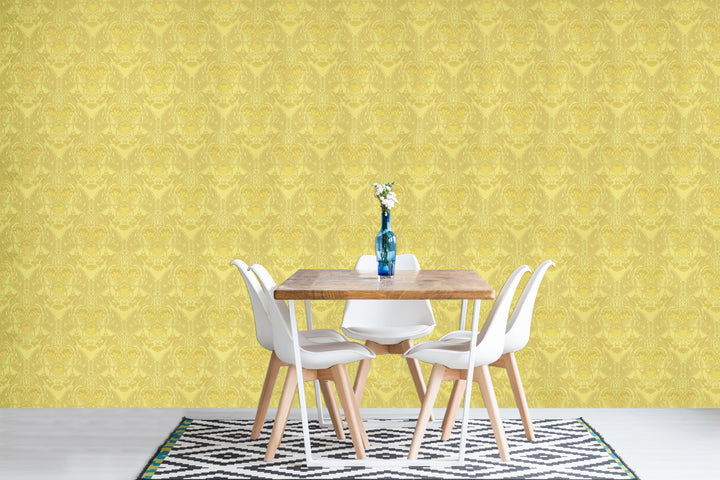 Cardiff Lemon Texture Wallpaper 8316-28