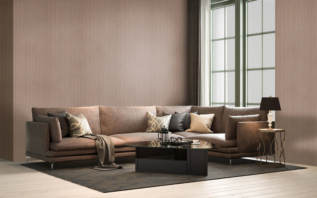 Cardiff Coffee Silk Wallpaper 8324-63