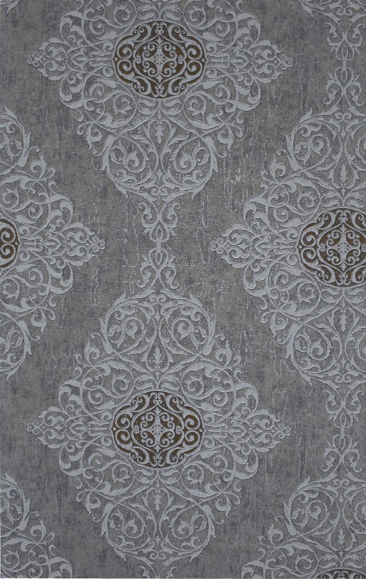 Wellington Ash Brocade Wallpaper Hm20606