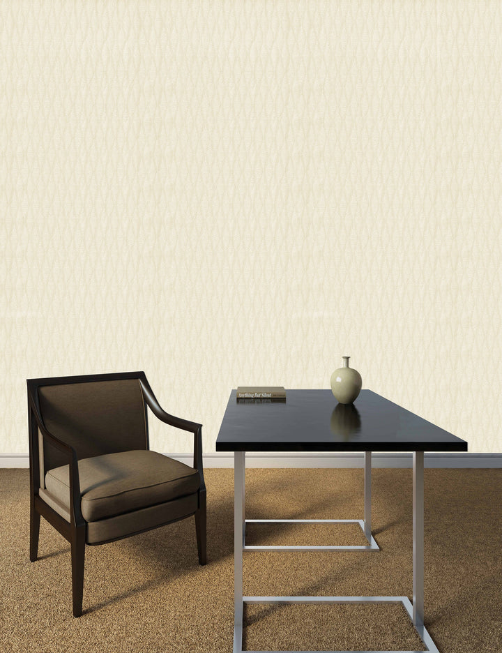 Halton Ivory Silk Wallpaper 91255